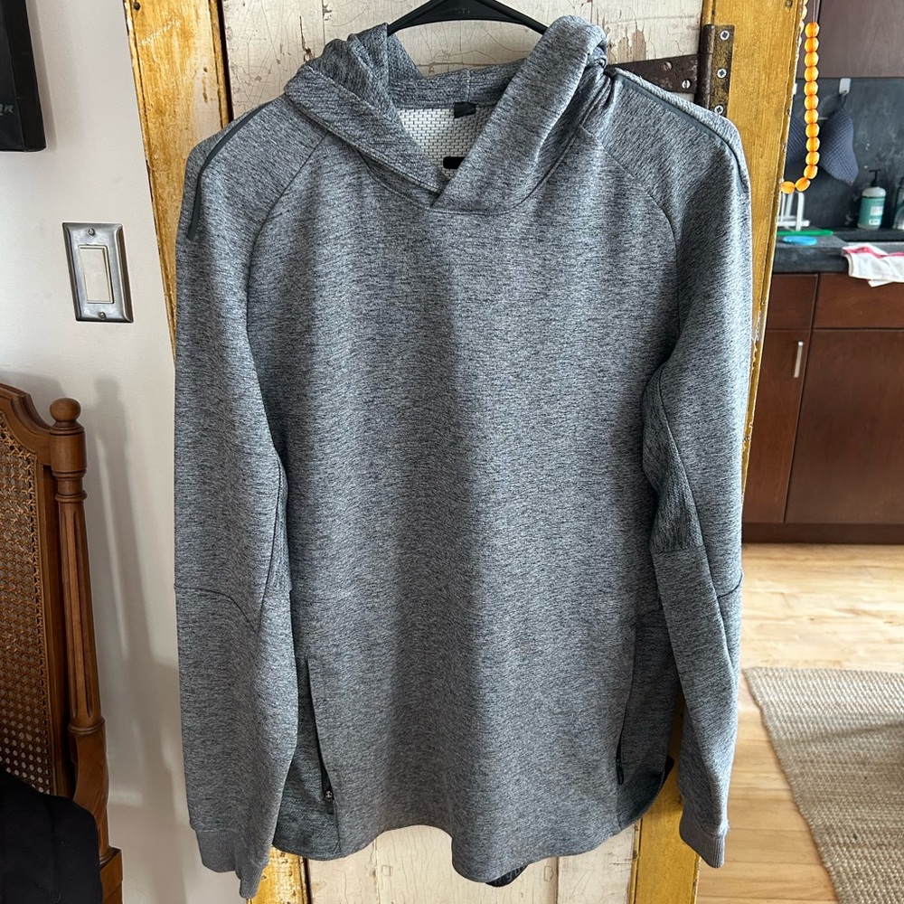 Gymshark Gray Sweatshirt Hoodie Soft Knit